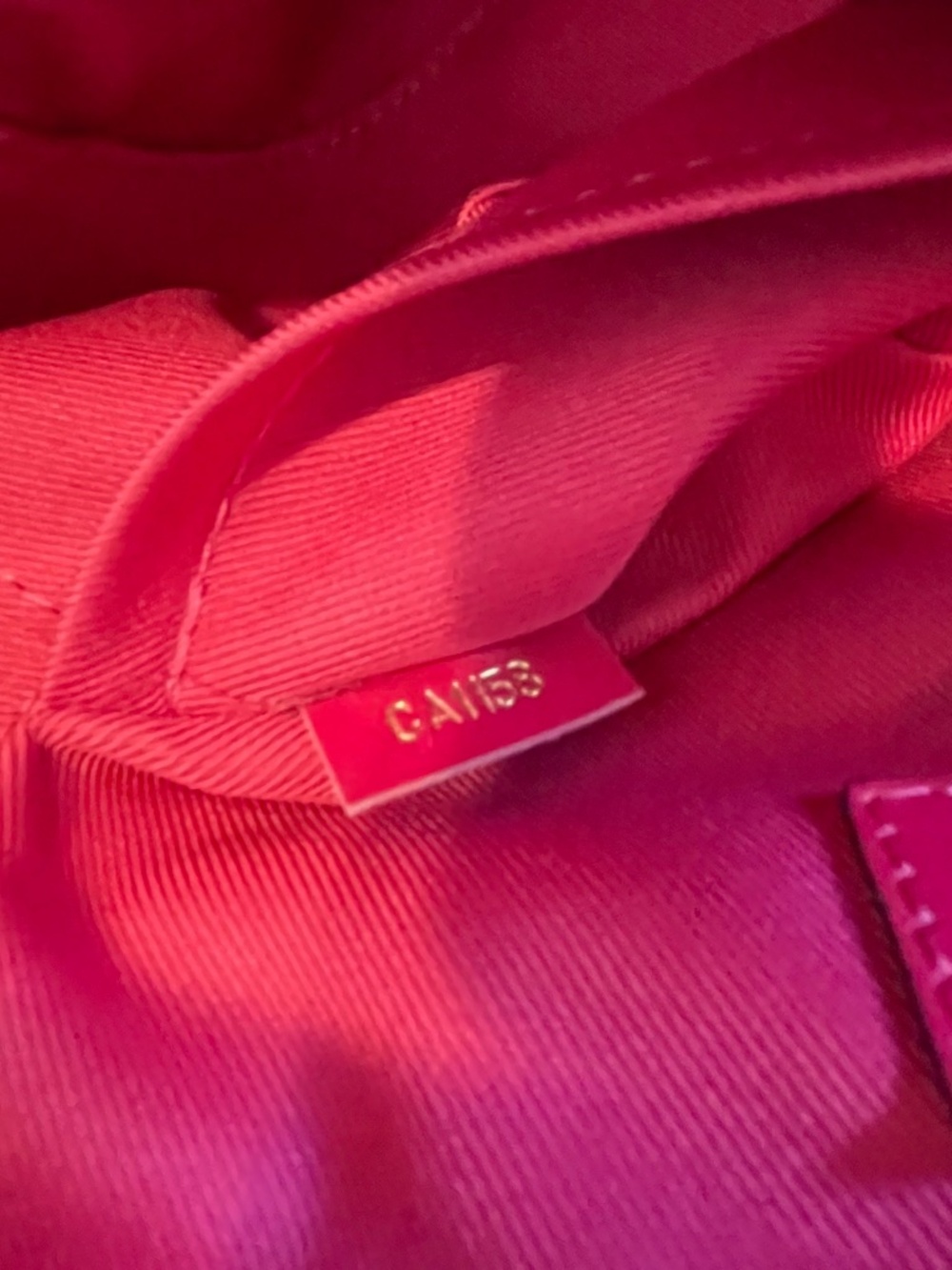 GREAT! LOUIS VUITTON MONOGRAM SAINTONGE Hot Pink FUCHSIA Crossbody Shoulder Bag - Picture 10 of 11